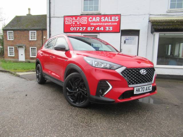 Hyundai Tucson 1.6 CRDi 48V MHD 136 N Line 5dr 2WD Estate Diesel Red