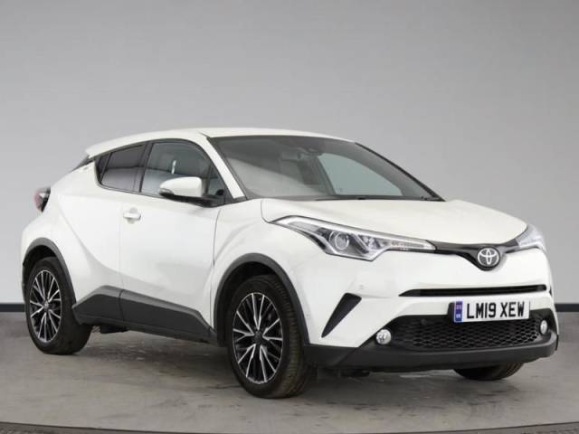 Toyota C-HR 1.2T Excel 5dr CVT AWD [Leather] Hatchback Petrol Pearl White