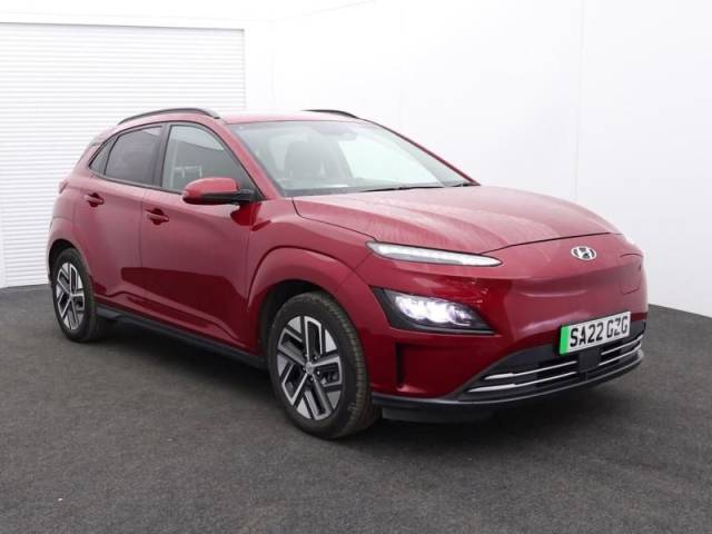Hyundai Kona 0.0 150kW Premium 64kWh 5dr Auto Hatchback Electric Metallic Red