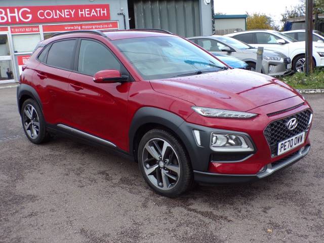 Hyundai KONA 1.0T GDi Blue Drive Premium 5dr Hatchback Petrol Metallic Red