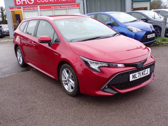 Toyota Corolla 1.8 VVT-i Hybrid Icon 5dr CVT Estate Petrol / Electric Hybrid Metallic Red
