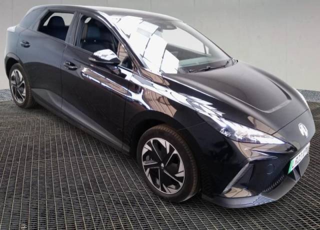 MG Motor UK Mg4 0.0 150kW Trophy EV Long Range 64kWh 5dr Auto Hatchback Electric Metallic Black