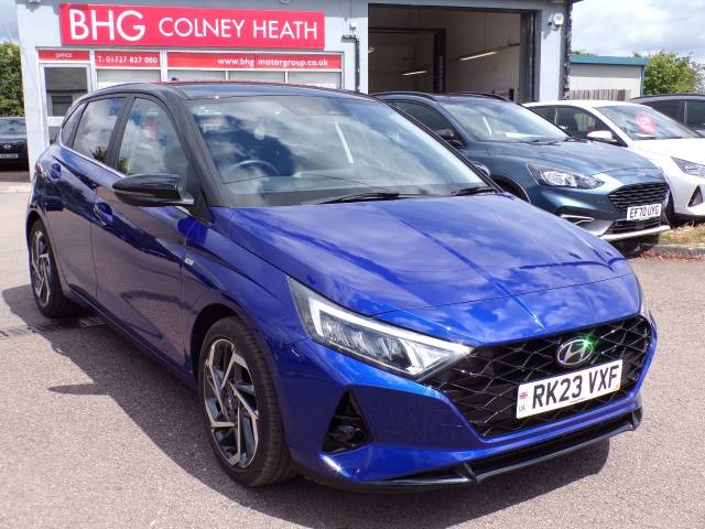 Hyundai i20 1.0T GDi 48V MHD Ultimate 5dr DCT Hatchback Petrol Metallic Blue