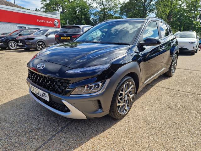 Hyundai KONA 1.6 GDi Hybrid Ultimate 5dr DCT Hatchback Petrol / Electric Hybrid Metallic Black
