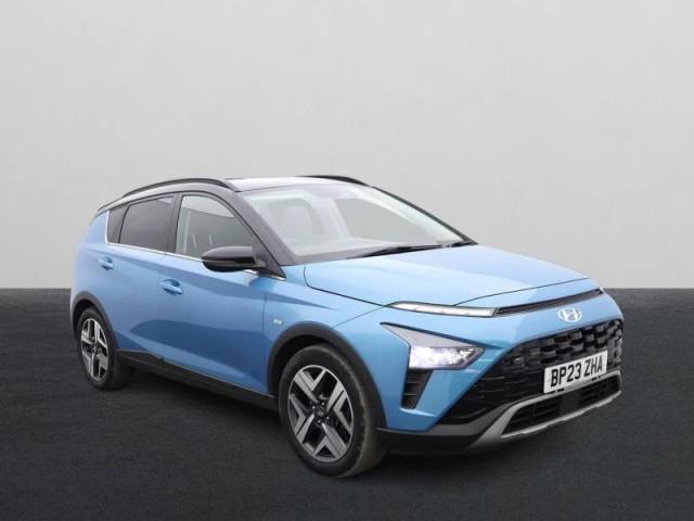 Hyundai BAYON 1.0 TGDi [120] 48V MHEV Ultimate 5dr DCT Hatchback Petrol Aqua Turquoise with Phantom Black Roof