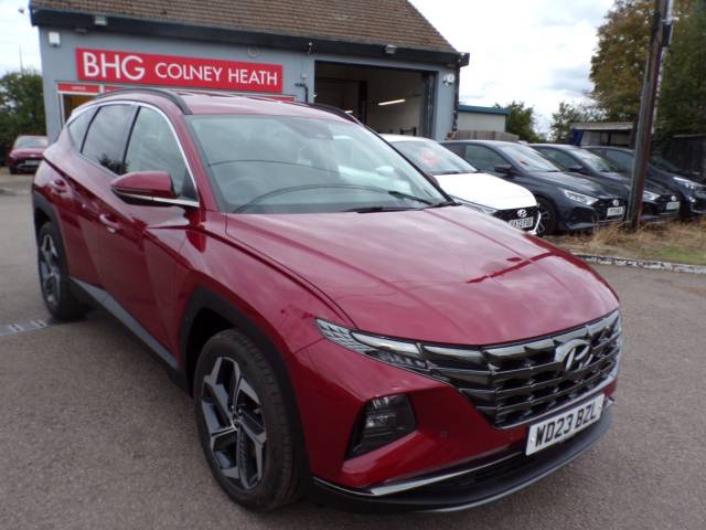Hyundai TUCSON 1.6 TGDi Hybrid 230 Premium 5dr 2WD Auto Estate Petrol / Electric Hybrid Metallic Red
